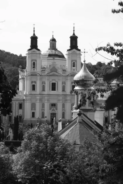 Tapınak Bir Kilise Bir Kilise Şekil Değiştirme Katedrali Nicholas Katedrali — Stok fotoğraf