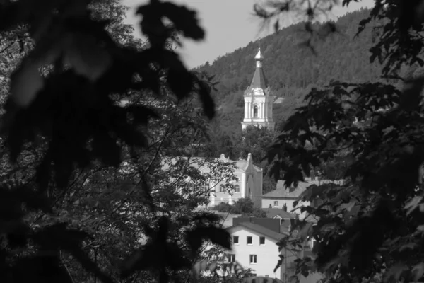 Partie Historique Vieille Ville Monasheskyy Bâtiment Épiphanie Monastère Grande Vieille — Photo