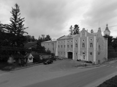 Eski şehrin tarihi kısmı. Epifani Manastırı 'nı inşa eden manastır. Büyük eski ortodoks kilisesi.