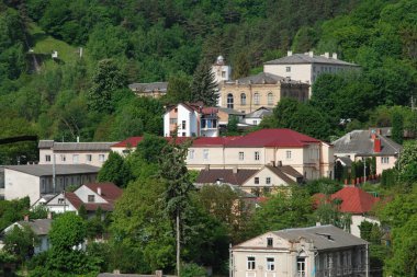 Eski kasabanın tarihi merkezi.