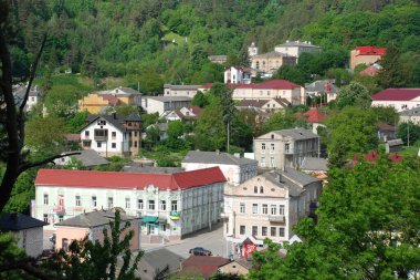 Eski kasabanın tarihi merkezi.