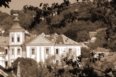 Eski şehrin tarihi kısmı. Eski kasaba binaları.