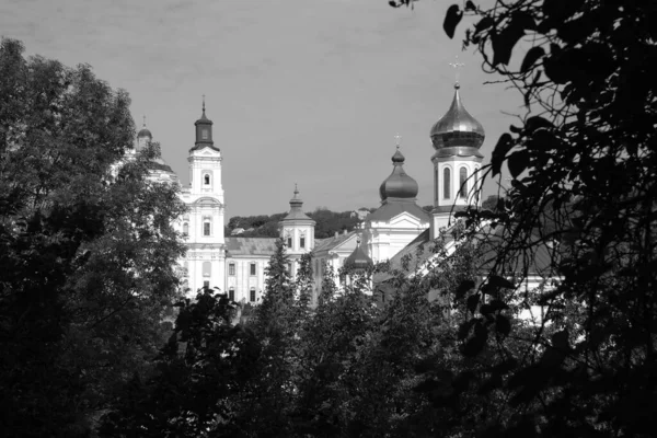 Two Temples Church Church Cathedral Transfiguration ニコラス大聖堂 フランシスコ修道院 — ストック写真