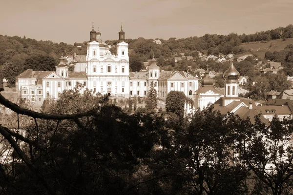 Historic Part Old Town Old Town Central Street Cathedral Transfiguration — стоковое фото