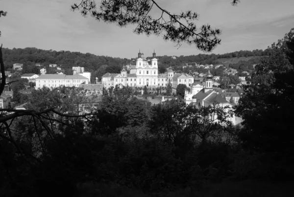 Historic Part Old Town Old Town Central Street Cathedral Transfiguration — Stock Photo, Image