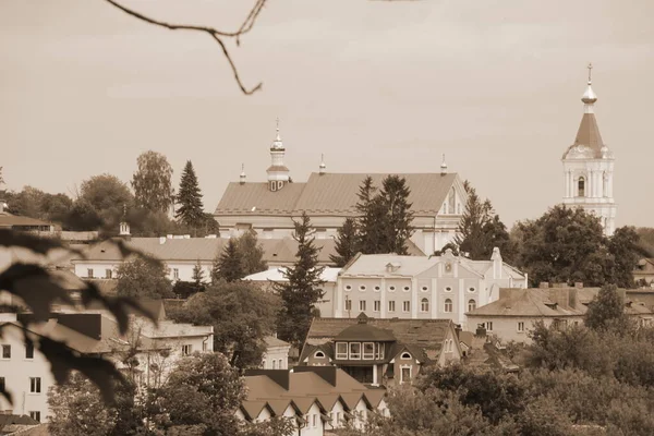 Parte Histórica Velha Cidade Monasheskyy Edifício Epiphany Monastery Great Antiga — Fotografia de Stock