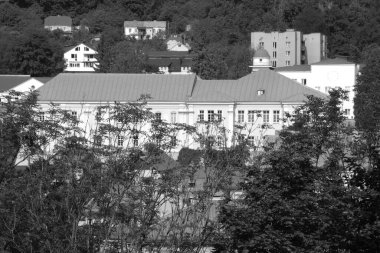 Eski kasabanın tarihi merkezi.