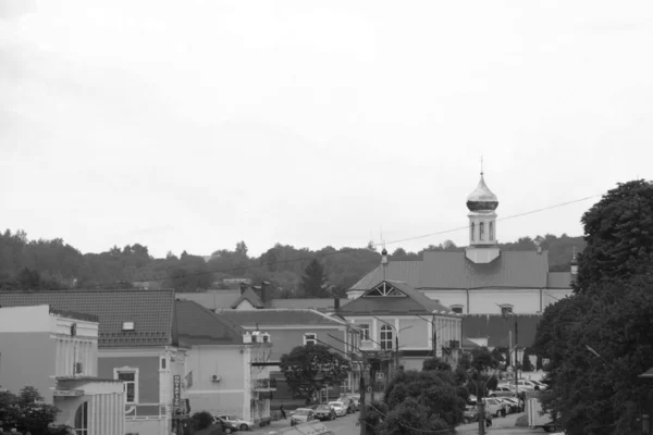 Der Historische Teil Der Altstadt Nikolaikathedrale Franziskanerkloster — Stockfoto