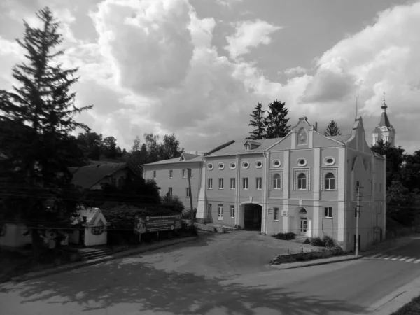 Parte Histórica Velha Cidade Monasheskyy Edifício Epiphany Monastery Great Antiga — Fotografia de Stock