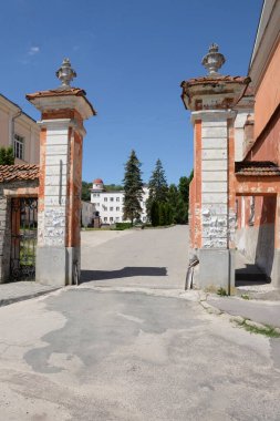 Eski şehrin tarihi kısmı. Eski kasaba binaları.