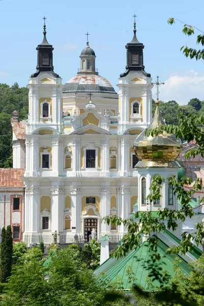 Dos Templos Una Iglesia Una Iglesia Catedral Transfiguración Nicholas Cathedral — Foto de Stock