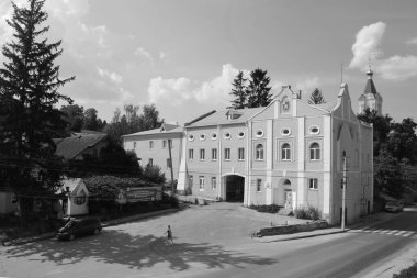 Eski şehrin tarihi kısmı. Epifani Manastırı 'nı inşa eden manastır. Büyük eski ortodoks kilisesi.