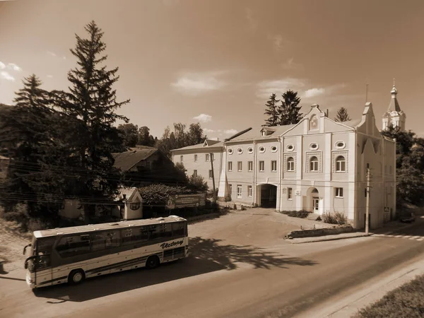 Parte Histórica Velha Cidade Monasheskyy Edifício Epiphany Monastery Great Antiga — Fotografia de Stock