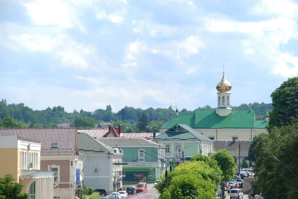 도시의 역사적 니콜라스 대성당 Franciscan Monastery Orthodox Church General View — 스톡 사진