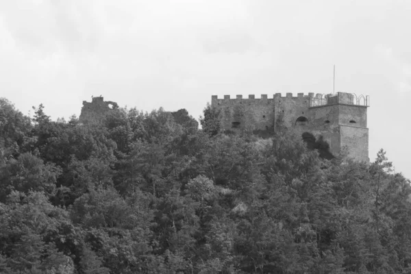 Vue Générale Colline Château — Photo