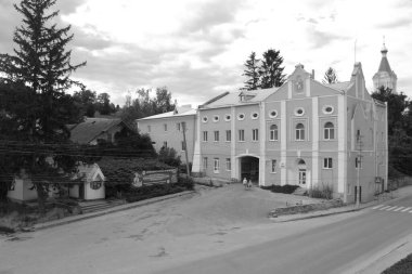 Eski şehrin tarihi kısmı. Epifani Manastırı 'nı inşa eden manastır. Büyük eski ortodoks kilisesi.