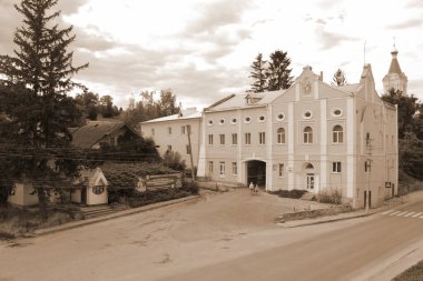 Eski şehrin tarihi kısmı. Epifani Manastırı 'nı inşa eden manastır. Büyük eski ortodoks kilisesi.