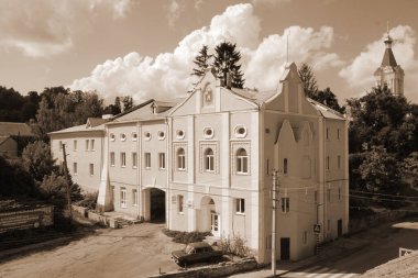 Eski şehrin tarihi kısmı. Epifani Manastırı 'nı inşa eden manastır. Büyük eski ortodoks kilisesi.