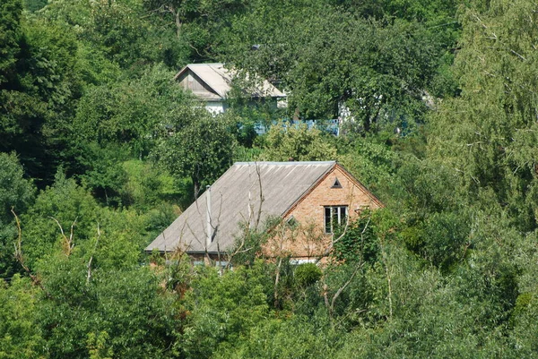 Obrzeżach Miejscowości Okolica Poza Miastem — Zdjęcie stockowe