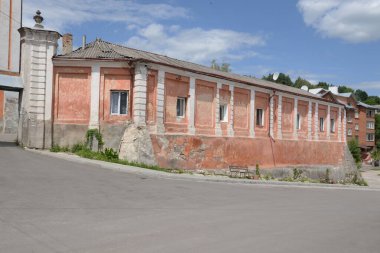 Eski şehrin tarihi kısmı. Eski kasaba binaları.