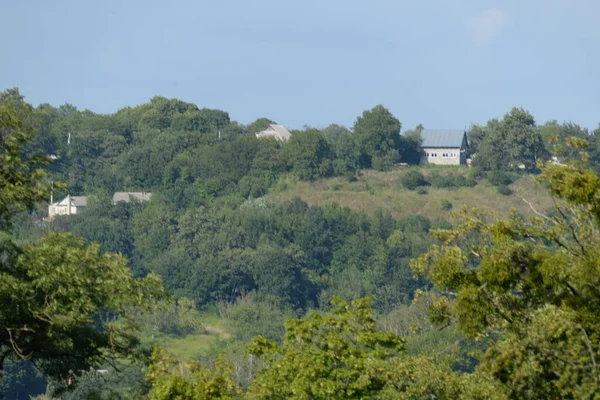 Rande Des Dorfes Umgebung Außerhalb Der Stadt — Stockfoto