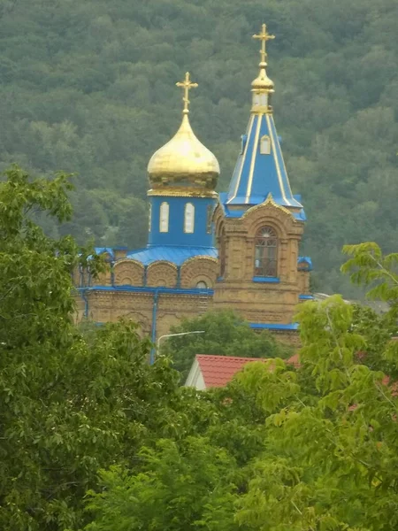 Svyatopokrovska Regiment Church 古正教会 — 图库照片