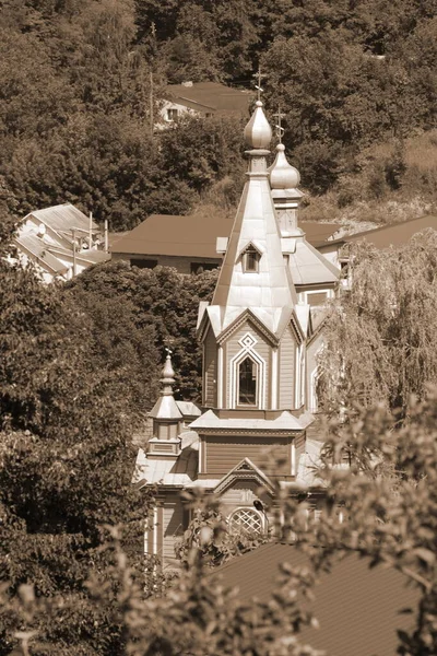 Szent Kereszt Templom Régi Fatemplom Szent Kereszt Felmagasztalásának Temploma — Stock Fotó