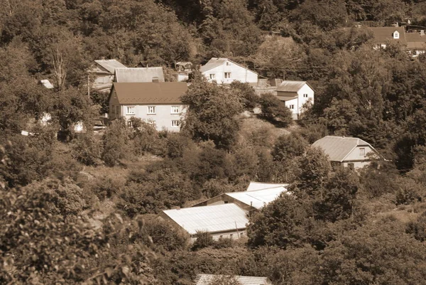 Las Afueras Del Pueblo Alrededores Fuera Ciudad —  Fotos de Stock