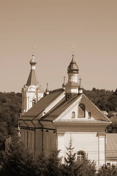 Monasheskyy Byggnad Epiphany Kloster Stor Kyrka — Stockfoto