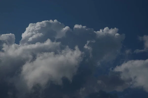 Putih Cumulus Awan Langit — Stok Foto