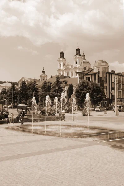 Historic Part Old Town Cathedral Transfiguration Great Church — Stok fotoğraf