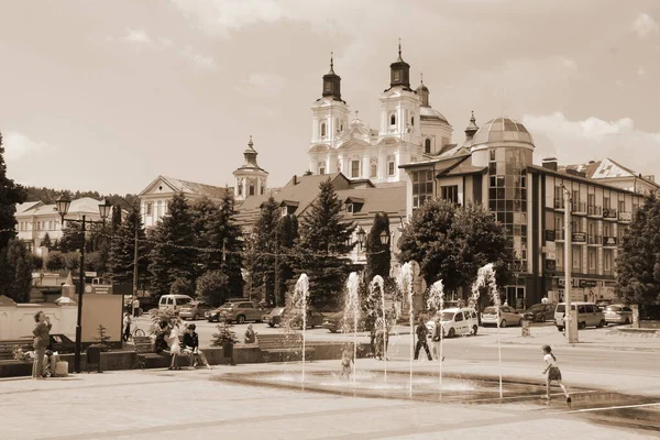 Historic Part Old Town Cathedral Transfiguration Great Church — Stock fotografie