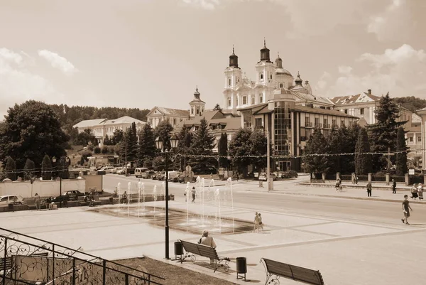 Historic Part Old Town Cathedral Transfiguration Great Church — Stockfoto