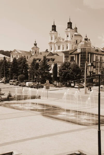 Historic Part Old Town Cathedral Transfiguration Great Church — Fotografia de Stock