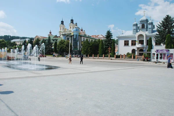 Historic Part Old Town Cathedral Transfiguration Great Church — Stock Fotó