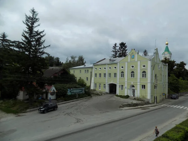 Partie Historique Vieille Ville Monasheskyy Bâtiment Épiphanie Monastère Grande Vieille — Photo