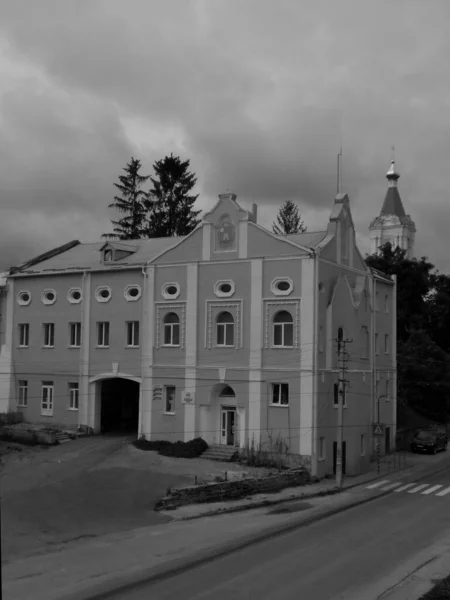Partie Historique Vieille Ville Monasheskyy Bâtiment Épiphanie Monastère Grande Vieille — Photo