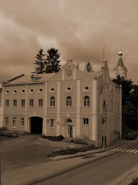 Parte Histórica Velha Cidade Monasheskyy Edifício Epiphany Monastery Great Antiga — Fotografia de Stock