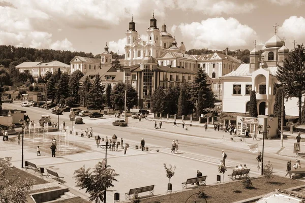 Historic Part Old Town Cathedral Transfiguration Great Church — Fotografia de Stock