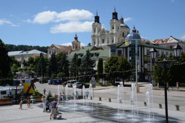 Eski şehrin tarihi kısmı. Dönüşüm Katedrali. Büyük kilise.