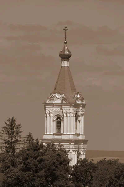 Monasheskyy Edificio Epifanía Monasterio Gran Iglesia —  Fotos de Stock