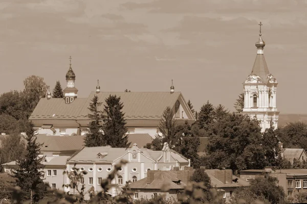 Zabytkowa Część Starego Miasta Monasheskyy Budynek Klasztor Objawień Wielki Stary — Zdjęcie stockowe