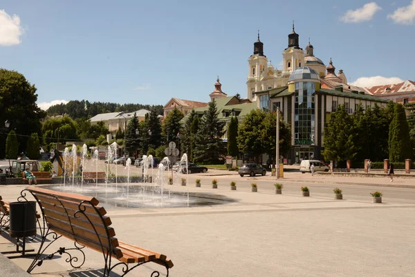 Historic Part Old Town Cathedral Transfiguration Great Church — Stock Fotó