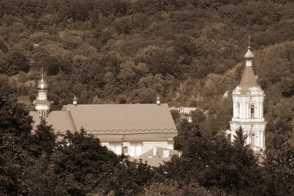 Monasheskyy Budynek Klasztor Objawienia Pańskiego Wielki Kościół — Zdjęcie stockowe