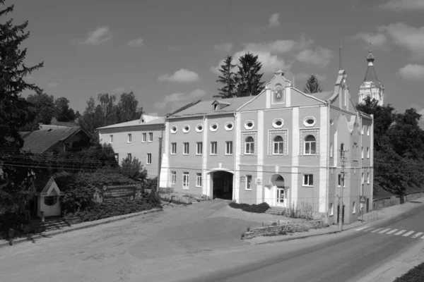 Parte Histórica Del Casco Antiguo Monasheskyy Edificio Epifanía Monasterio Gran —  Fotos de Stock