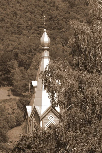 Szent Kereszt Templom Régi Fatemplom Szent Kereszt Felmagasztalásának Temploma — Stock Fotó