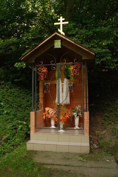 Kaplica Leśnej Polanie — Zdjęcie stockowe