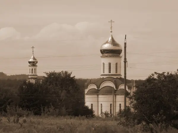 Εκκλησία Στις Προεξοχές Εκκλησία Του Ιωάννη Του Προδρόμου — Φωτογραφία Αρχείου
