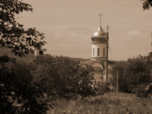 Церковь Окраине Петербурга Иоанно Предтеченская Церковь — стоковое фото