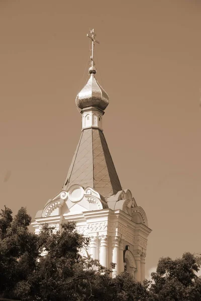 Monasheskyy Edificio Epifanía Monasterio Gran Iglesia — Foto de Stock